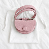 Ecrin - Suede Coin Bag Pink