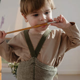 Silly Silas :: Footless (무발) Cotton Tights Creamy Olive
