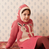 Hello Simone - Pinguin Hood Rabbit Rose