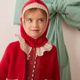 Hello Simone - Baby Pinguin Hood Kitty Cherry