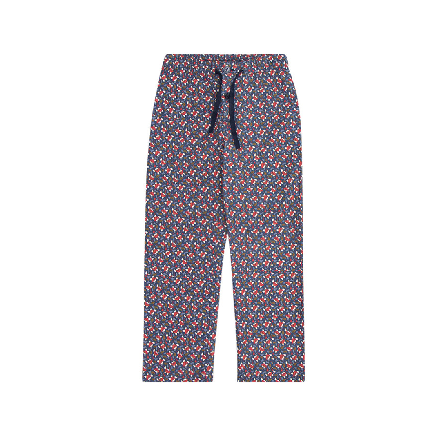 Caramel :: Ficus Trouser Navy Seed Print