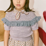 Misha And Puff -  Crochet Joya Top Mist