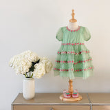 Konges Sloejd :: Joelle Dress Green