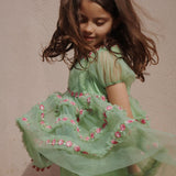 Konges Sloejd :: Joelle Dress Green
