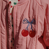Konges Sloejd :: Juno Bomber Jacket Strawberry Ice