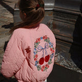 Konges Sloejd :: Juno Bomber Jacket Strawberry Ice