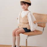 Mes Kids Des Fleurs - Knitted Camisole Brown