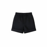 Mes Kids Des Fleurs -  Woolen Shorts Black