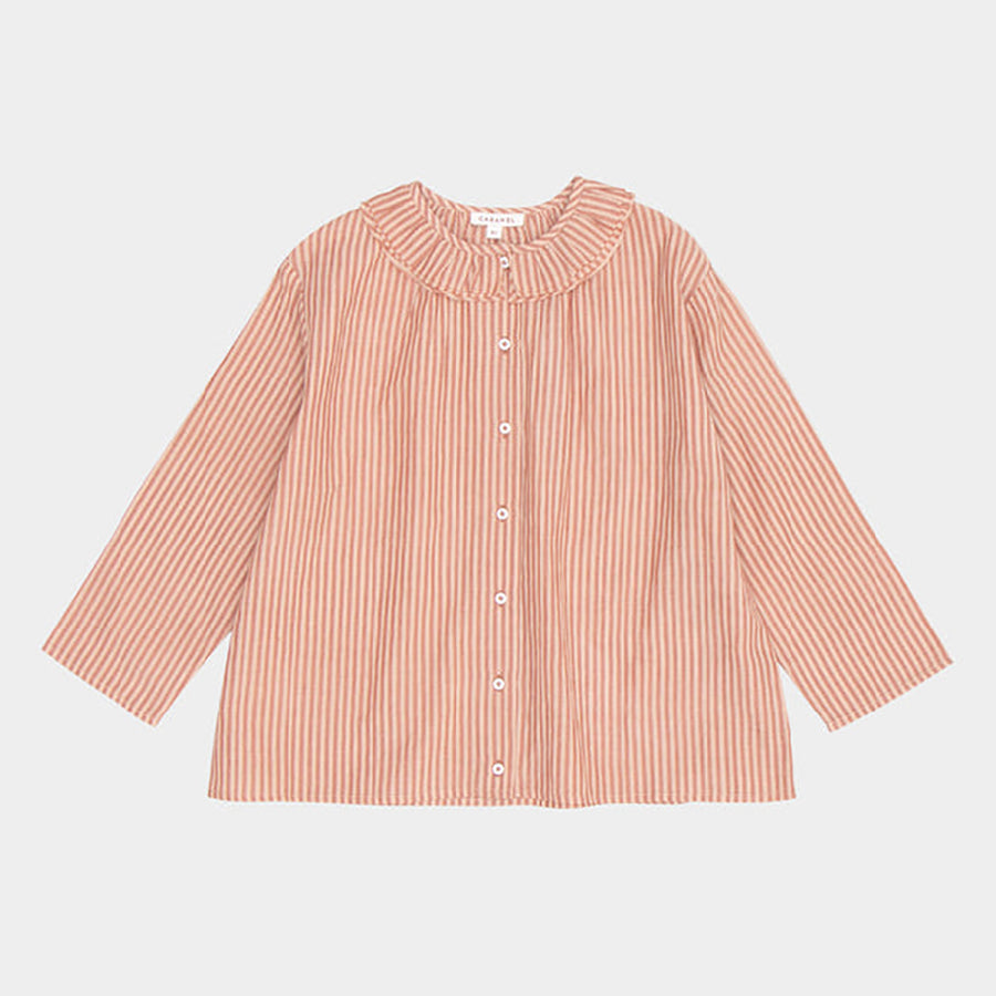 Caramel :: Moon Shirt Dusty Rose Stripe