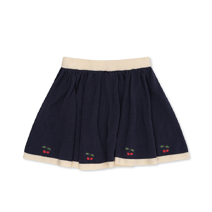 Konges Sloejd :: Venton Knit Skirt Gots Navy
