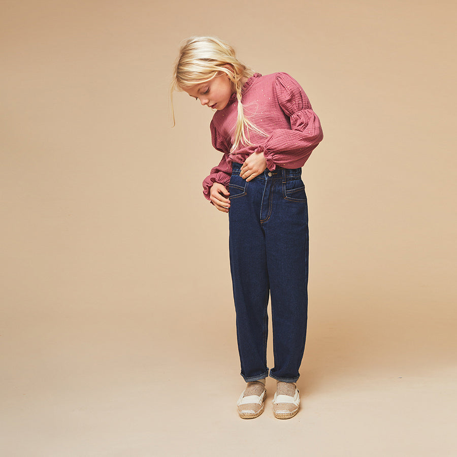 Mipounet :: Eloise Mom Fit Jeans Blue