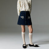 The New Society :: Danubio Skirt Denim Fusion