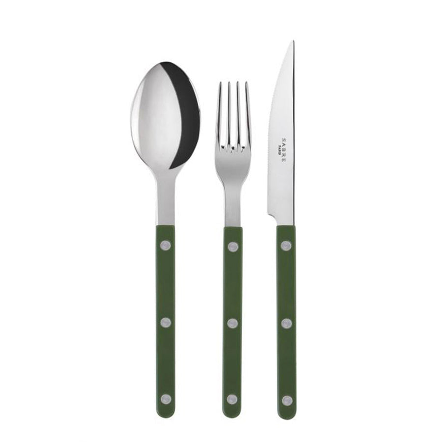 Sabre :: Bistrot Solid Green - Dinner Styles