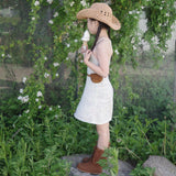 Ecrin -  Suede Coin Bag Brown