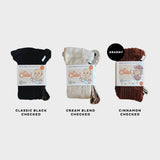 Silly Silas :: Footless (무발) Cotton Tights Cream Blend Checked