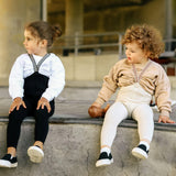 Silly Silas :: Footless (무발) Cotton Tights Cream Blend Checked