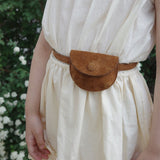 Ecrin -  Suede Coin Bag Brown