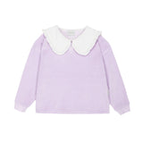 Mipounet -  Manuela Cotton Velvet Sweatshirt Mauve