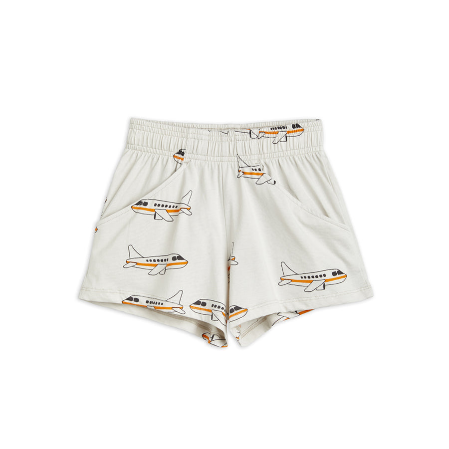 Mini Rodini :: Airplane AOP Shorts Grey