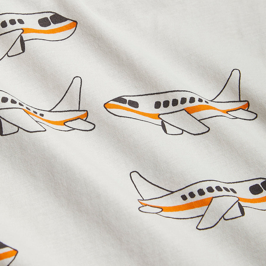 Mini Rodini :: Airplane AOP Shorts Grey