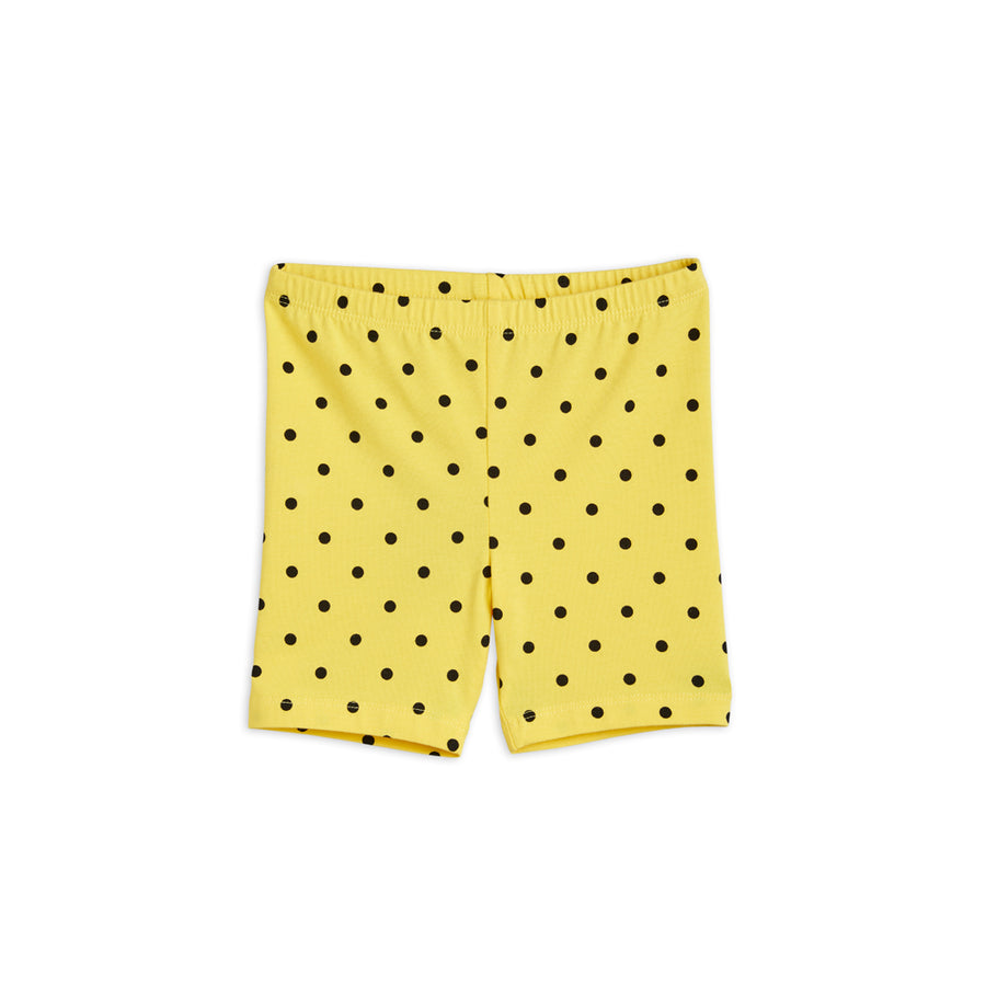 Mini Rodini :: Polka Dot Bike Shorts Yellow