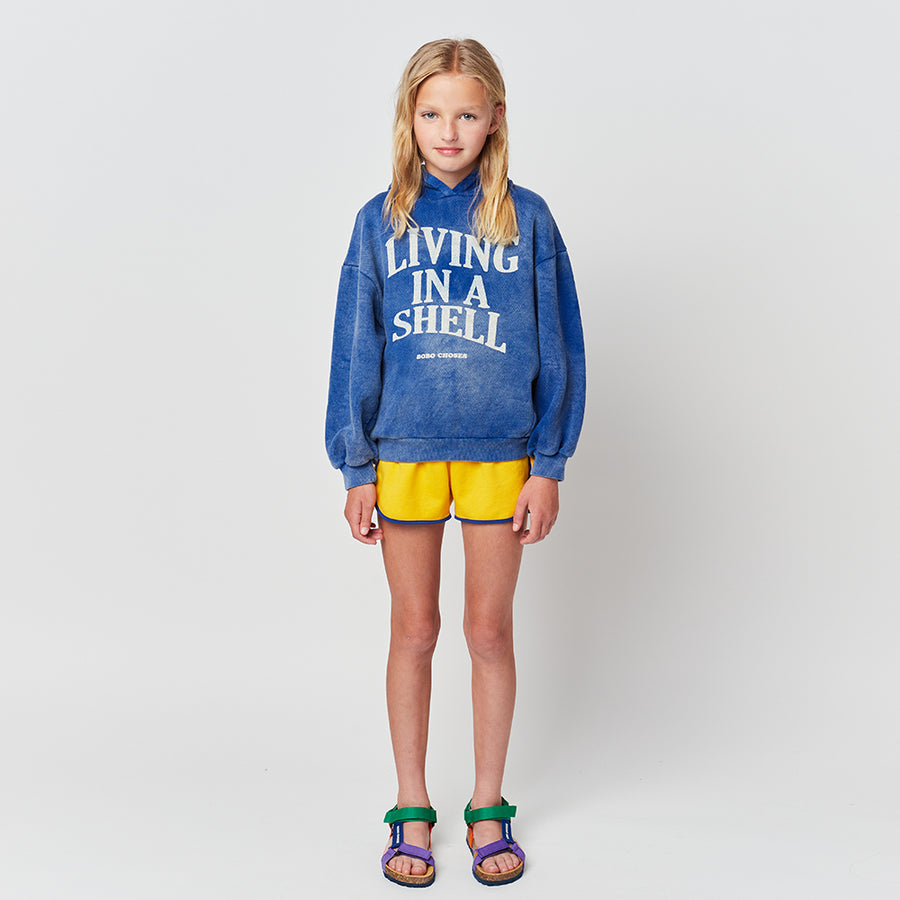 Bobo Choses :: Living In A Shell Hoodie Blue