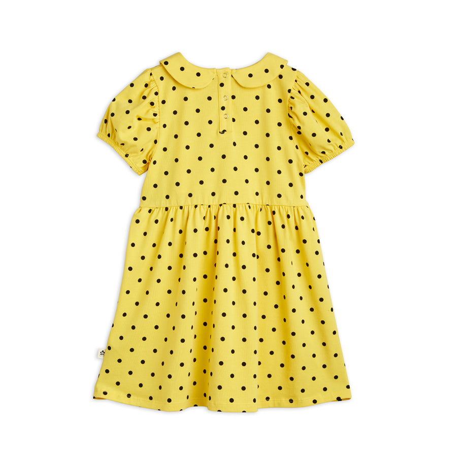 Mini Rodini :: Polka Dot AOP SS Dress Yellow