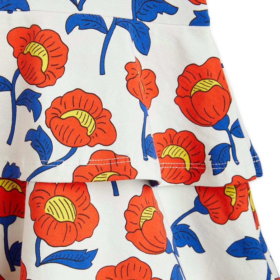 Mini Rodini :: Flower AOP SS Dress Red