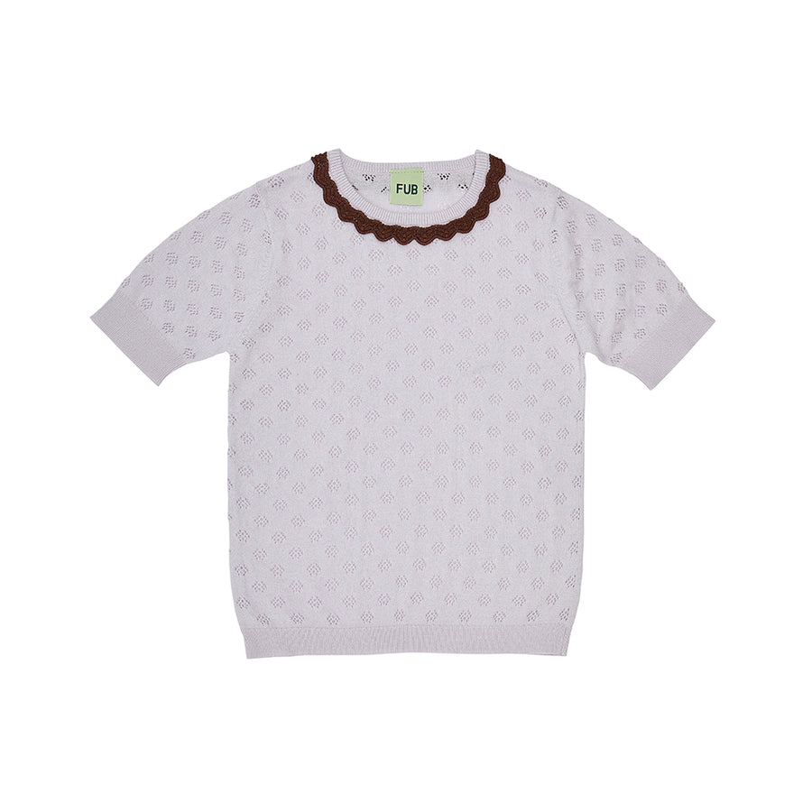 Fub :: Pointelle T-Shirt Ametyst