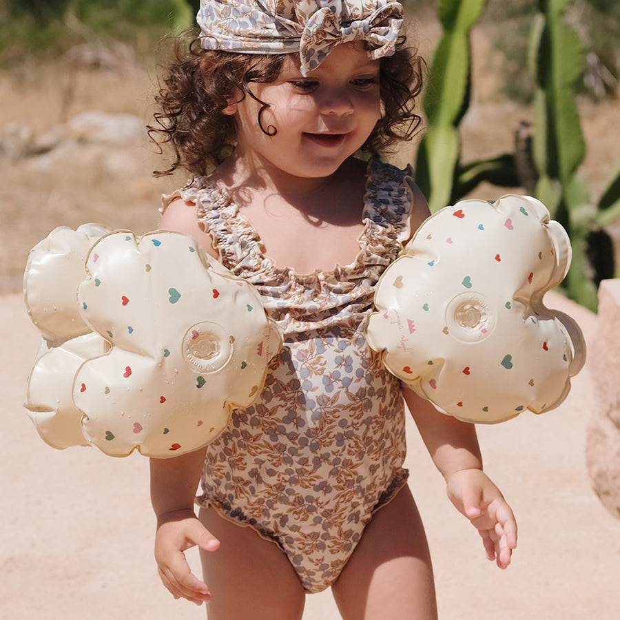 Konges Sloejd :: Water Wings Heart Multi Hearts