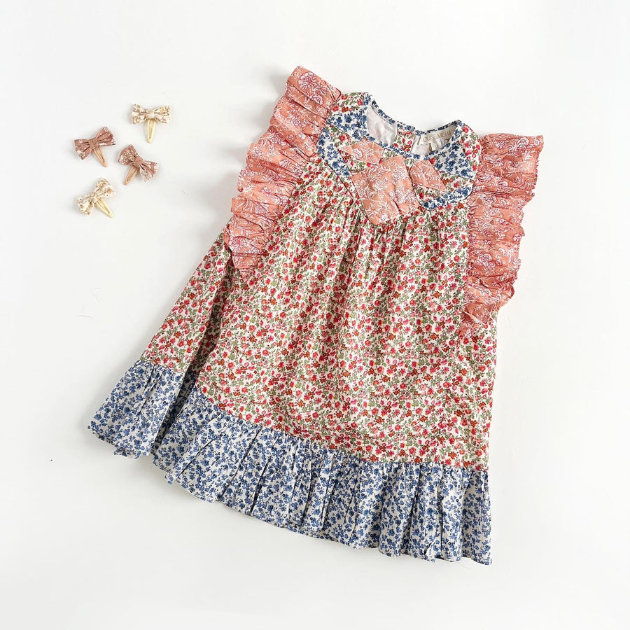 Louise Misha :: Dress Jyoti Multicolor Patchwork