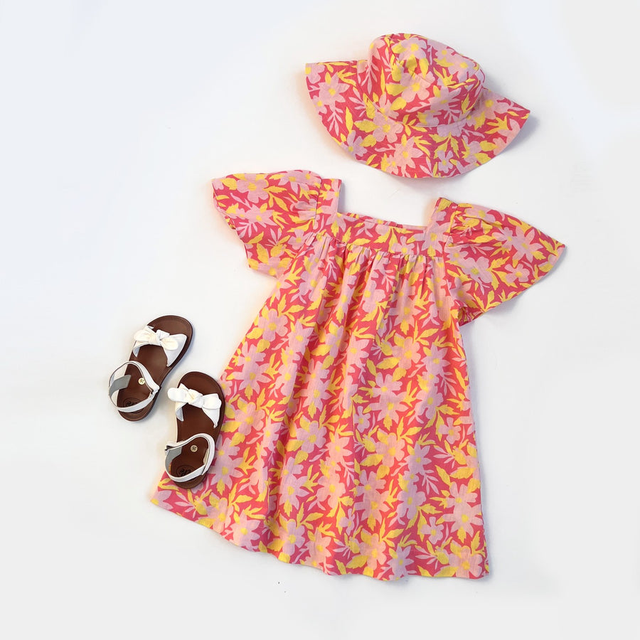 Bonton :: Chapeau Fleur Tamaris Rose