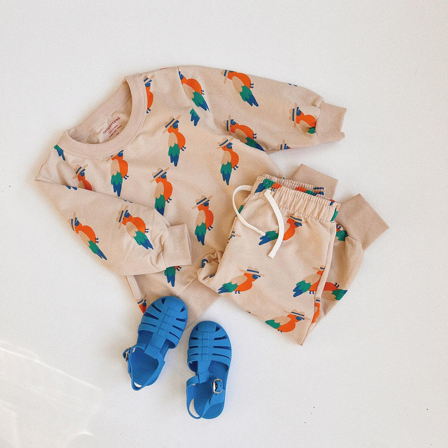 Tiny Cottons :: Papagayo Sweatpant Dark Vanilla