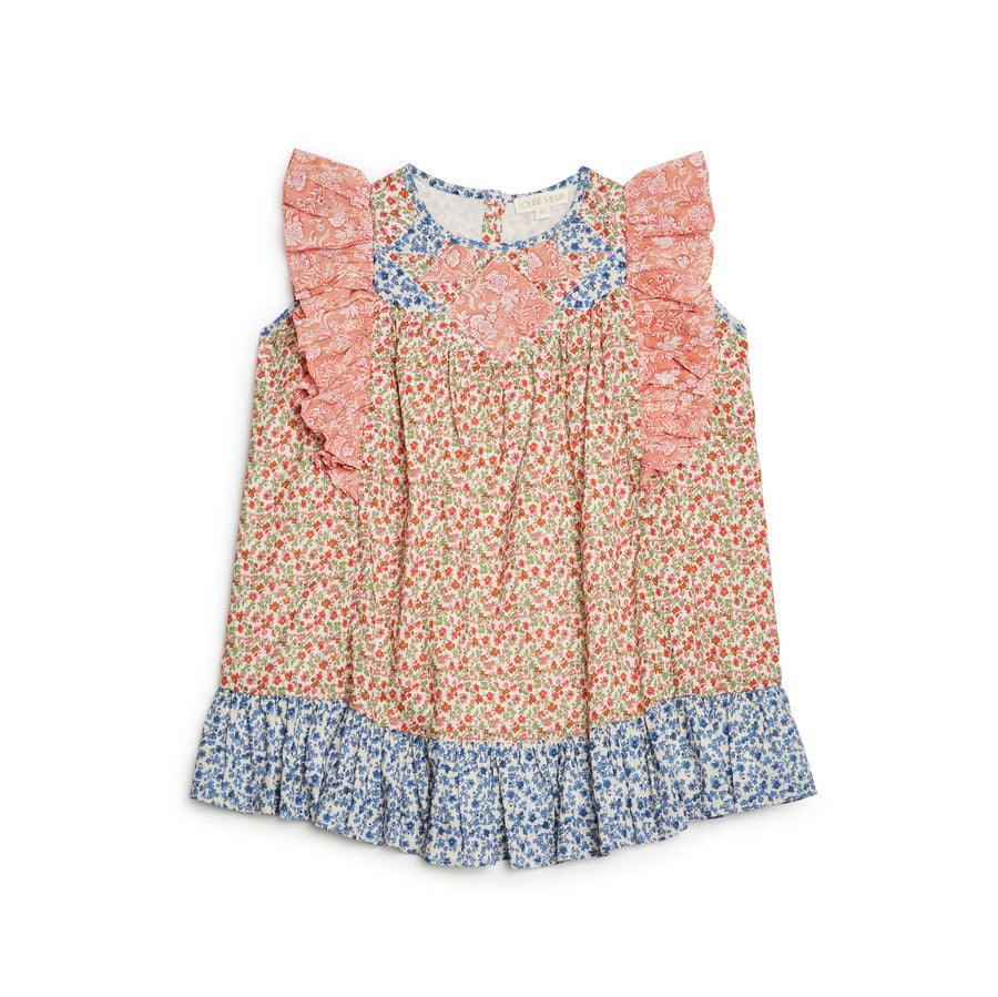 Louise Misha :: Dress Jyoti Multicolor Patchwork