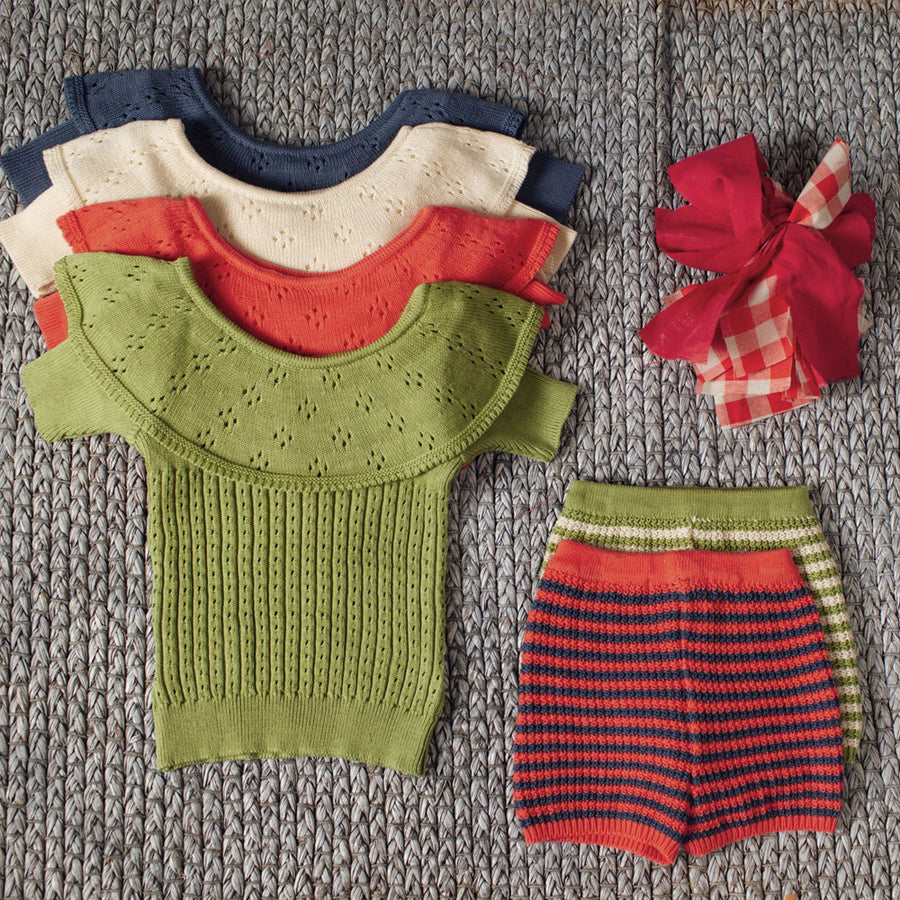 Birinit Petit :: Coral/Navy Shorts