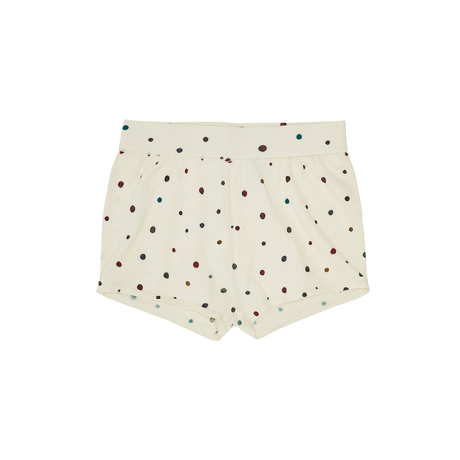 Fub :: Printed Beach Shorts Ecru/Dot