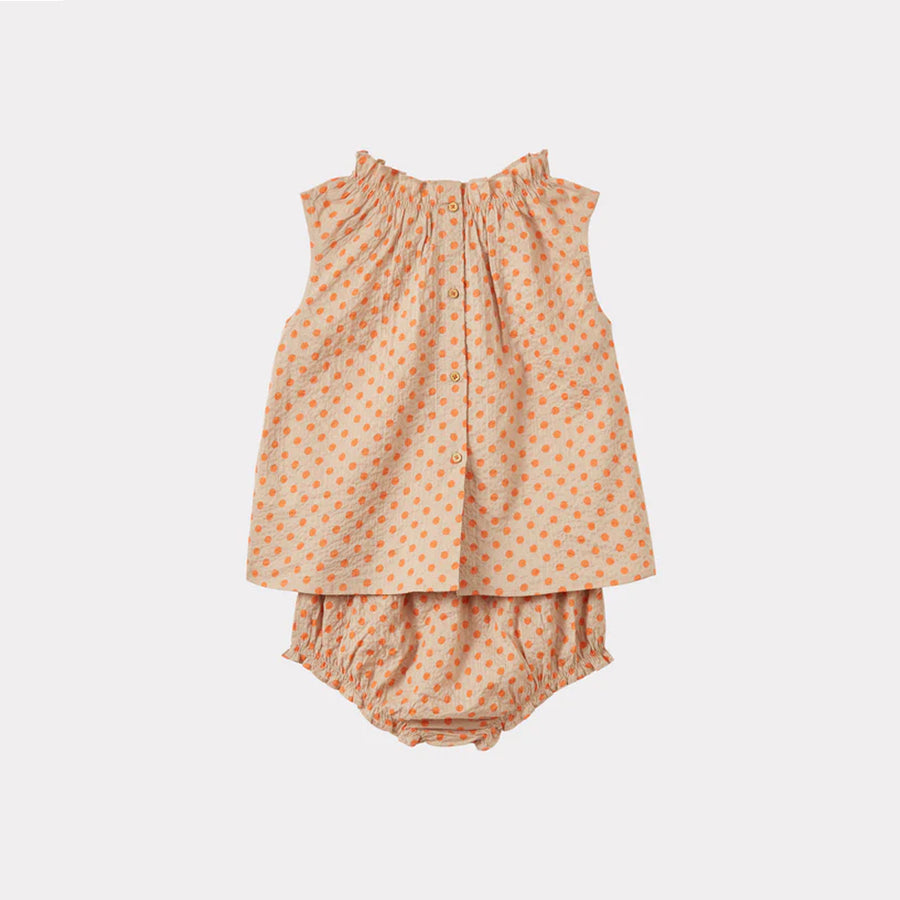Caramel :: Alberta Set  Orange Polka Dot