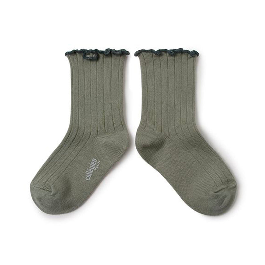 Collegien :: Delphine Lettuce Trim Ribbed Socks 188