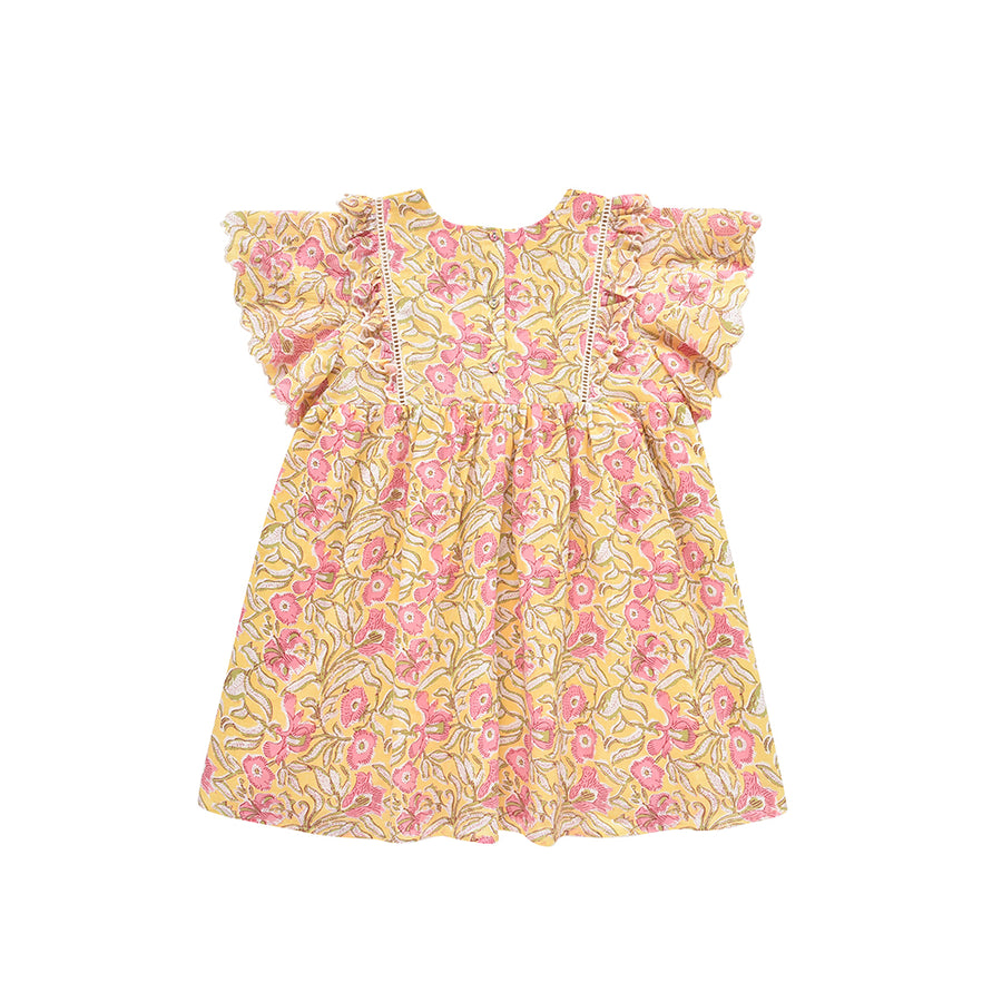Louise Misha :: Dress Siloe Lemon Patchouli Spring