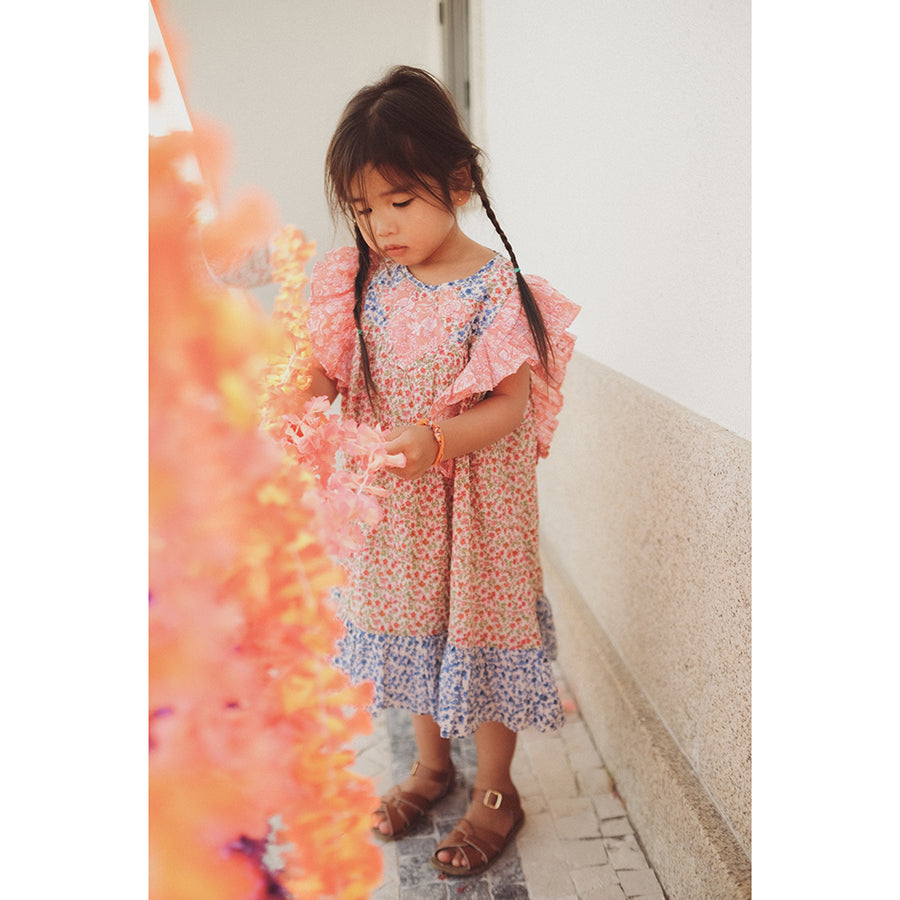 Louise Misha :: Dress Jyoti Multicolor Patchwork