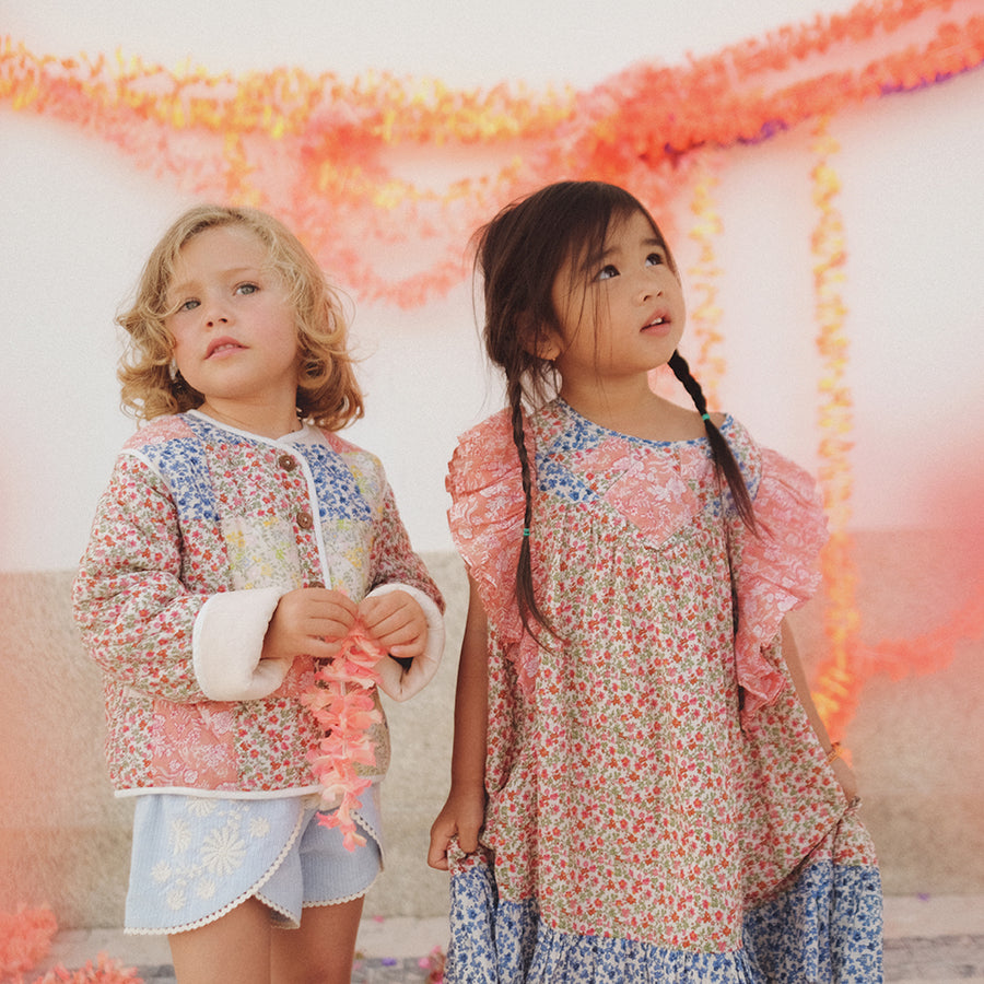 Louise Misha :: Dress Jyoti Multicolor Patchwork