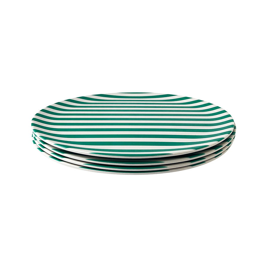 Xenia Taler :: Green Stripe Dinner Plate