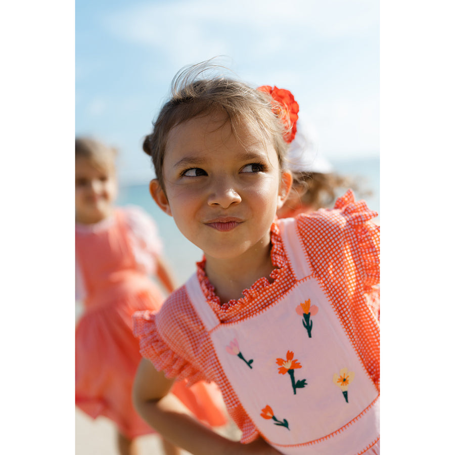 Kidsagogo :: Lola Top Mini Checks Cherry Red