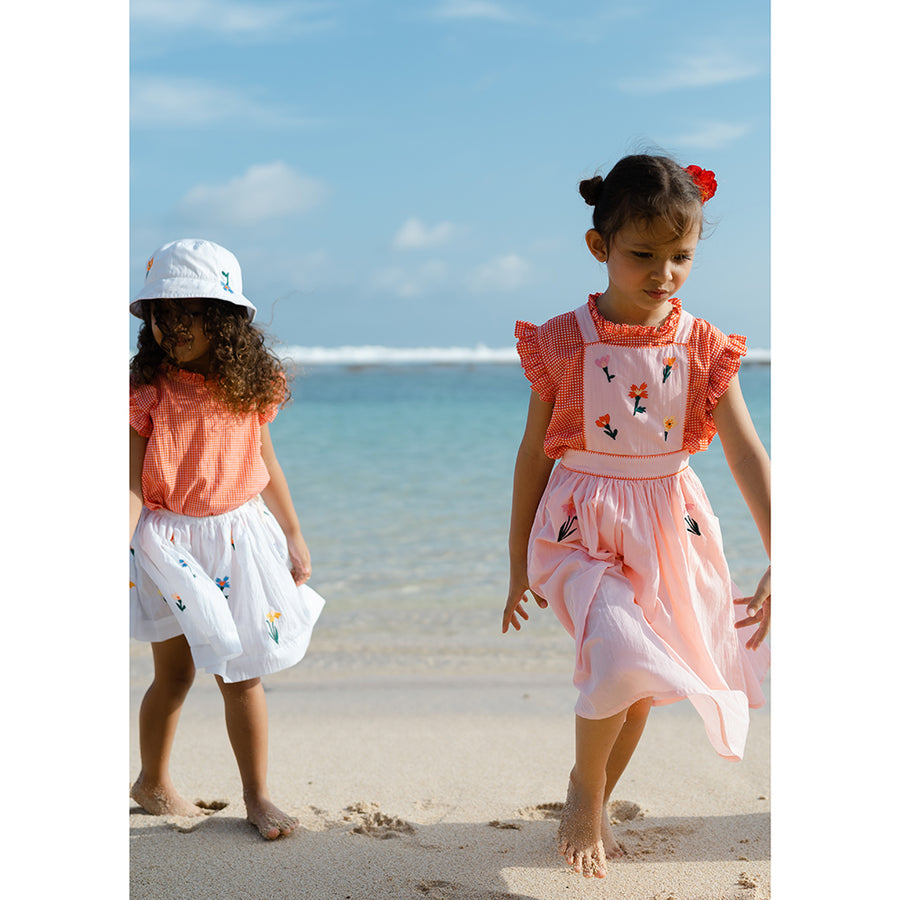 Kidsagogo :: Lola Top Mini Checks Cherry Red