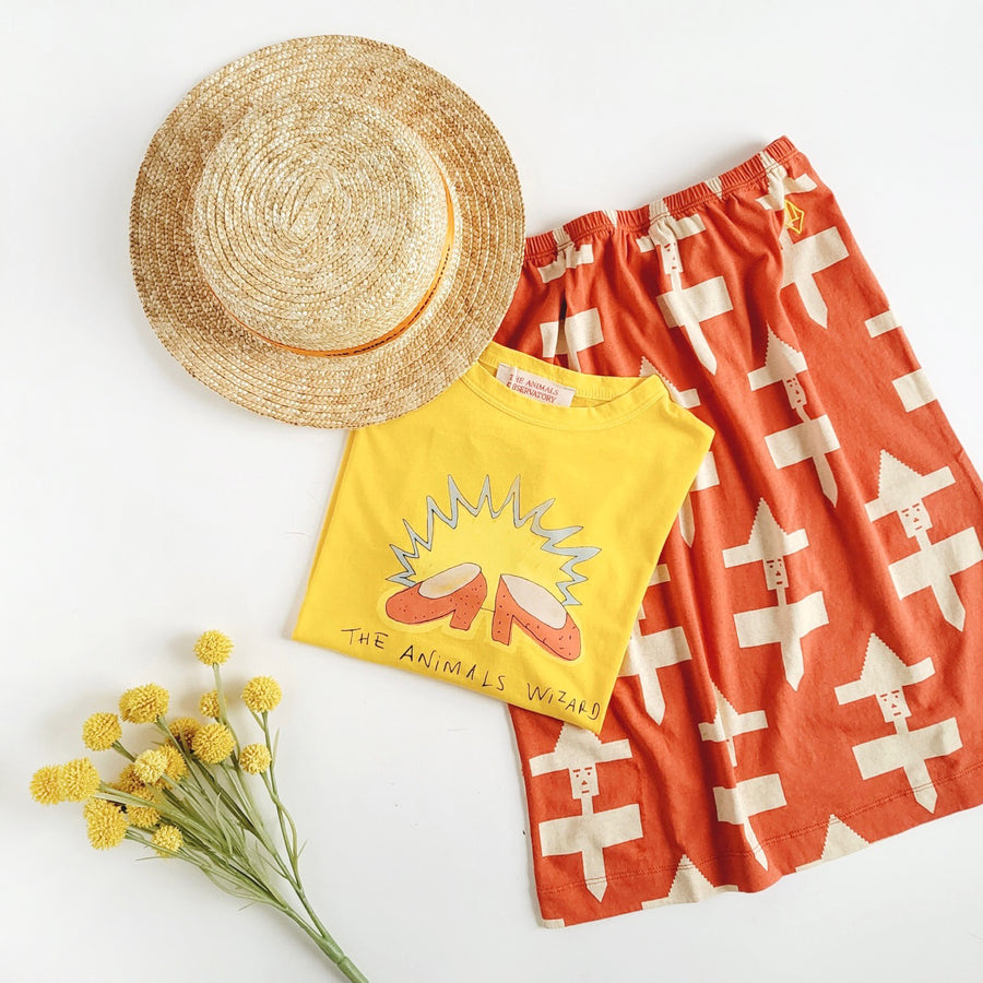 The Animals Observatory :: Rooster Oversize T-Shirt Yellow