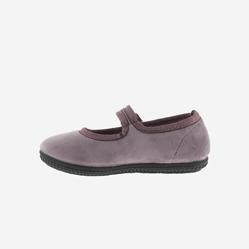 Victoria :: Oda Velvet Mary Jane Lavanda