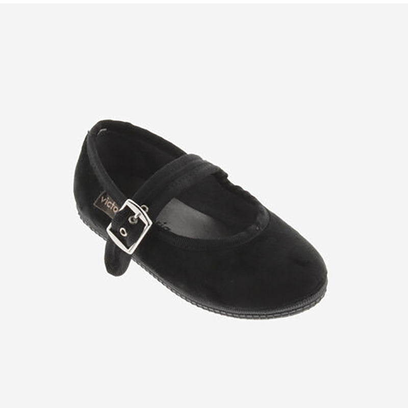 Victoria :: Oda Velvet Mary Jane Negro