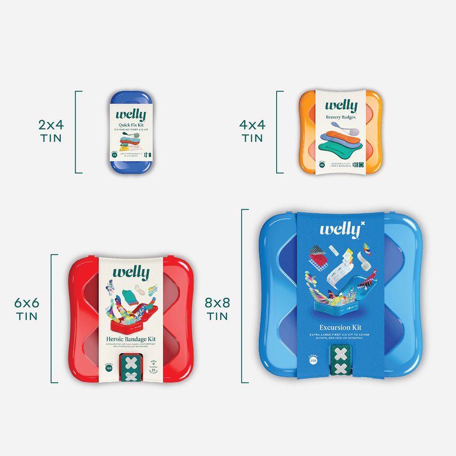 Welly :: Handy Bandies - Assorted Finger and Toe Flex Fabric Bandages