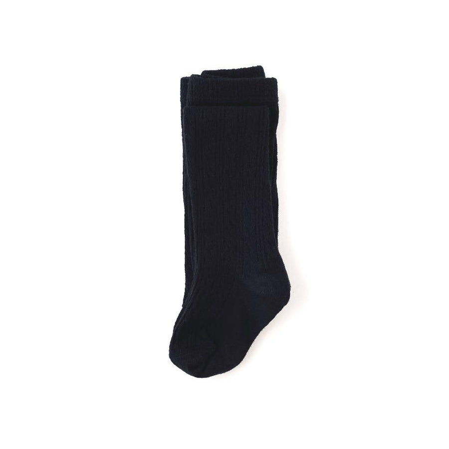 Little Stocking Co :: Black Cable Knit Tights