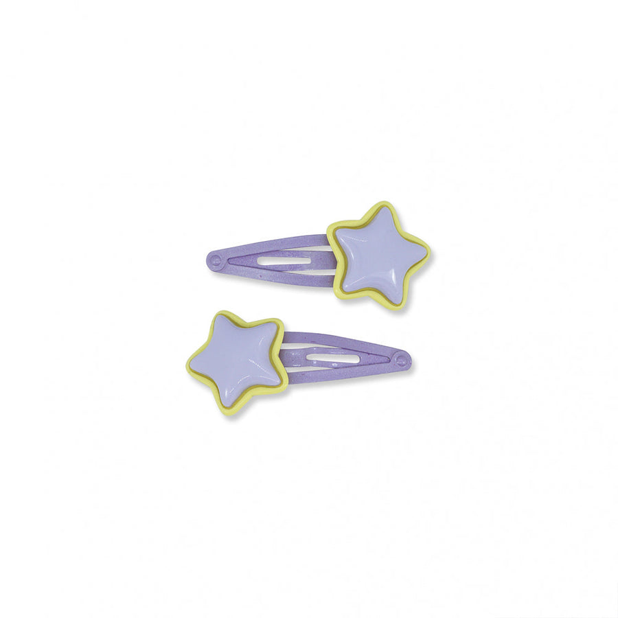 Milkxsoda :: Retro Star Hair Clip Lilac